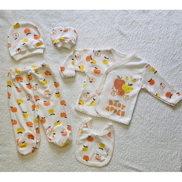 AYDIN BEBE 1408 DESENLİ 5Lİ ZIBIN TAKIM