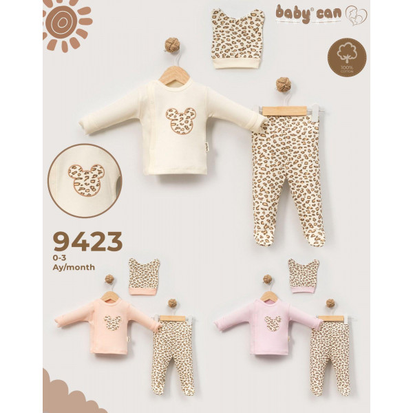 BABYCAN 9423 LEOPAR KIZ ZIBIN TK