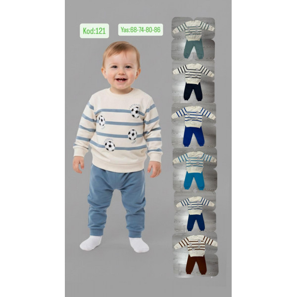 BABYHEY 121 ÇİZGİLİ ERKEK TAKIM