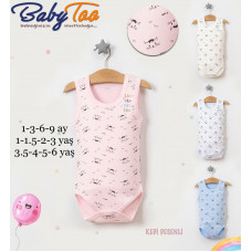 BABYTOO 7077 DÜZ 7079 EMPIRME ASKILI BODY 1-1,5-2,-3 YAŞ