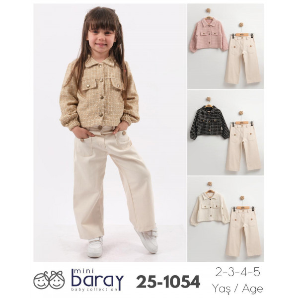 BARAY 1054 CEPLI MONT KIZ ÜÇLÜ TK 2-3-4-5 YAŞ