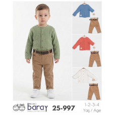 BARAY 997 GABARDIN GÖMLEK TK 1-2-3-4 YAŞ