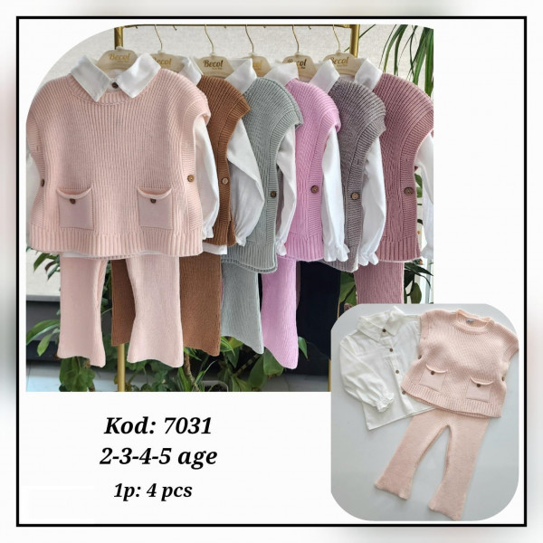 BECOOL 7031 TRIKO ÜÇLÜ TAKIM