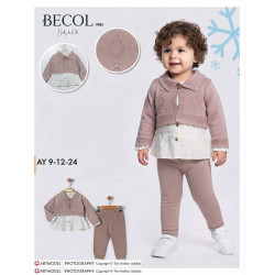 BECOOL 7091 TRIKO GÖMLEKLI 3LÜ TAKIM