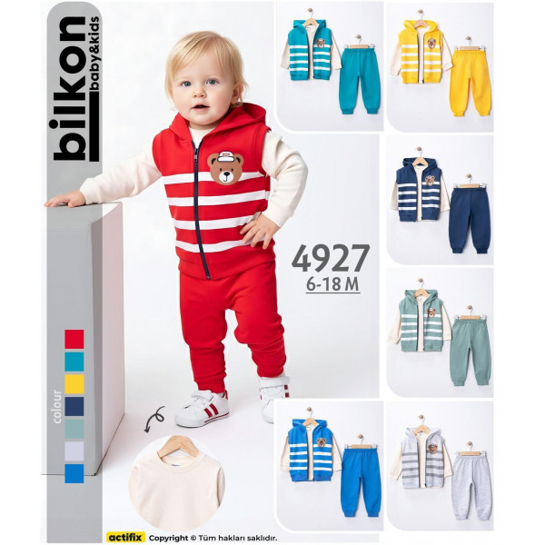 BILKON 4927 AYILI 3LÜ TAKIM ERKEK