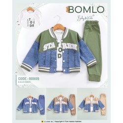 BOMLO 90009 STARBM SÜZENE COLLEGE ERKEK 3LÜ TAKIM 6-24