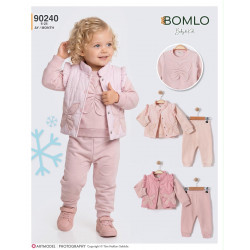 BOMLO 90240 KELEBEKLI YELEKLI ÜÇLÜ TKM