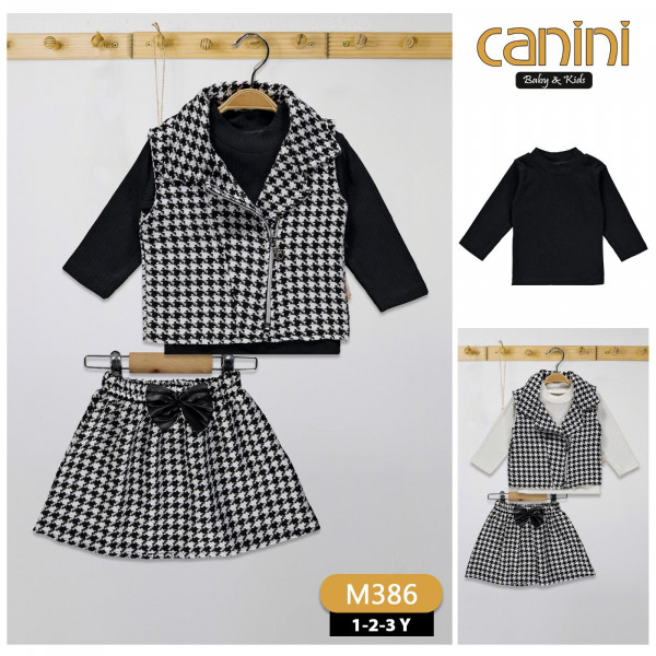 CANINI 386 KAZ AYAĞI YELEKLİ KIZ TK