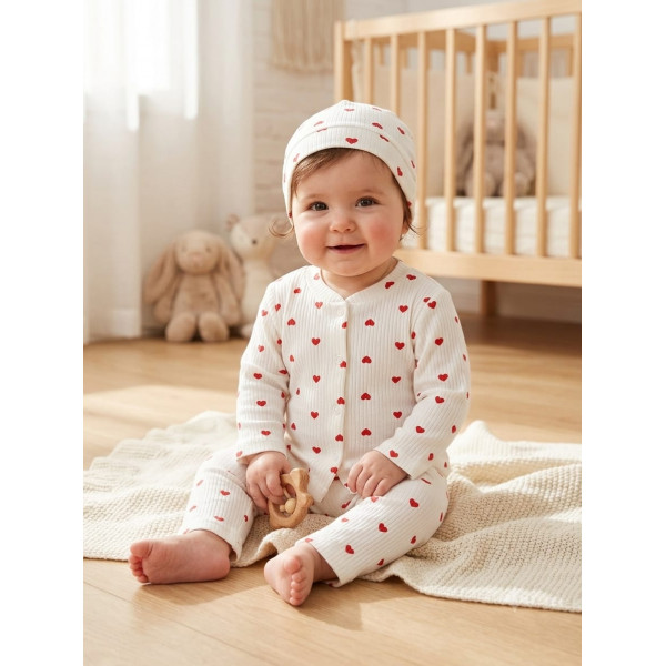 CARMELINA 187 ŞAPKALI PIJAMA TAKIMI