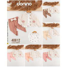 DONINO 40812 MOBIL ÇIÇEK HIRKA 3LÜ KIZ TAKIM