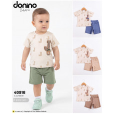 DONINO 40916 J BEAR NAKIŞ 2LI TAKIM ERKEK YAZ