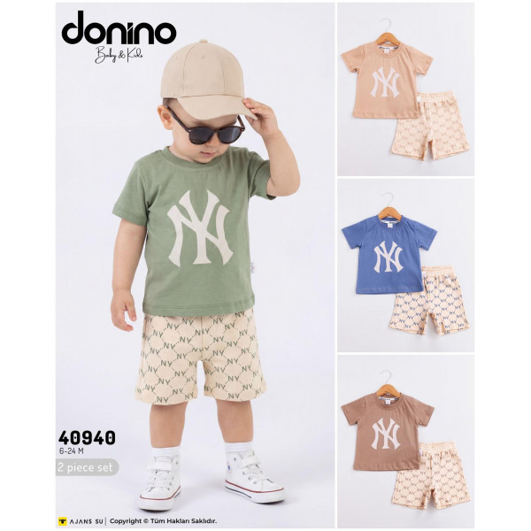 DONINO 40940 DONINO NY BASKILI 2 LI TK 6-24 AY ERKEK YAZ