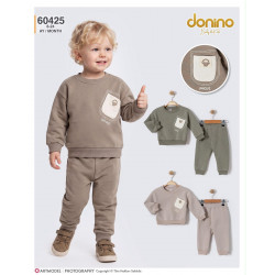 DONINO 60425 UNIQUE CEPLI ERKEK ÜÇIP TAKIM