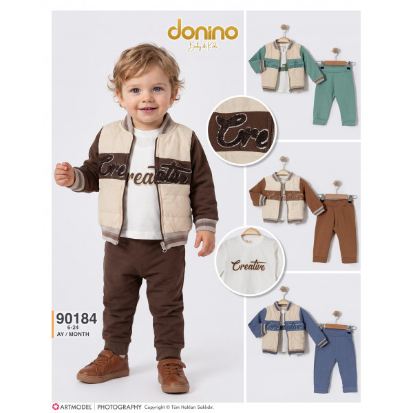 DONINO 90184 CREATIVE MONT 3LÜ ERKEK TAKIM
