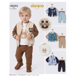 DONINO 90203 U STATE NAKIŞ MONT 3LÜ ERKEK TAKIM