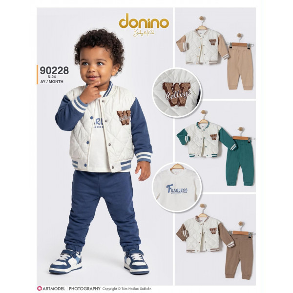 DONINO 90228 W COLLEGE KAPITONE MONT 3LÜ ERKEK TAKIM