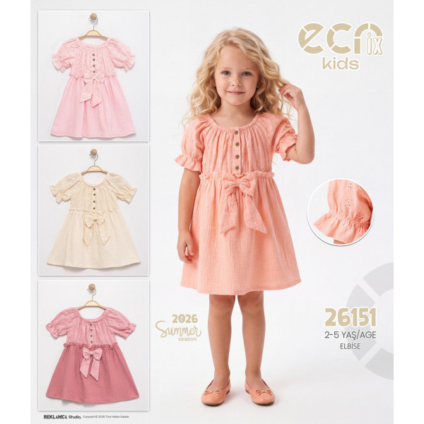 ECRIX 26151 MÜSLIN ELBISE