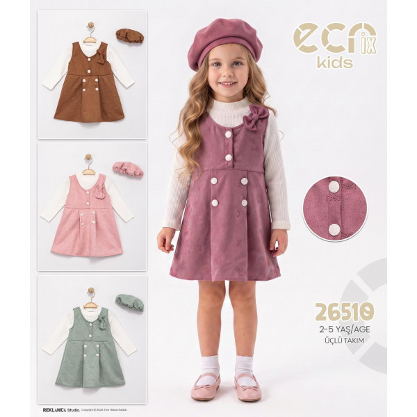 ECRIX 26510 ŞAPKALI ELBISE