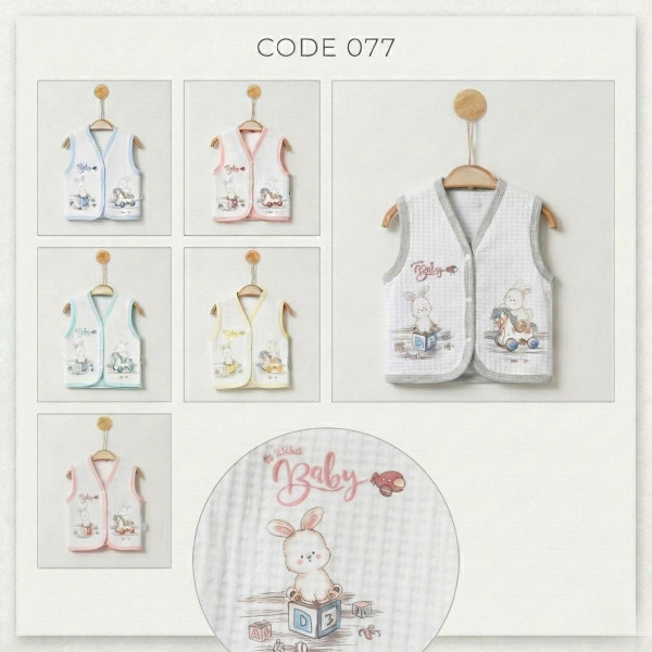 ELBEBEK 077 KAPITONE BABY YELEK 070 071 078 084 086 703