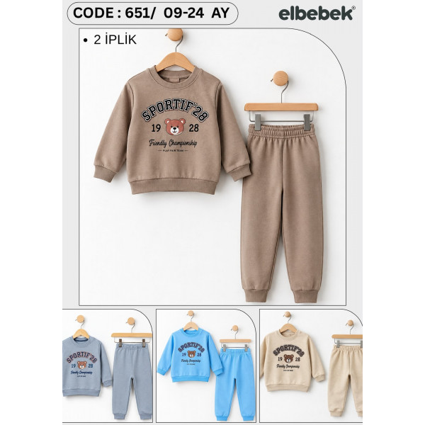ELBEBEK 651 SPORTİF 2 LI KIZ TAKIM