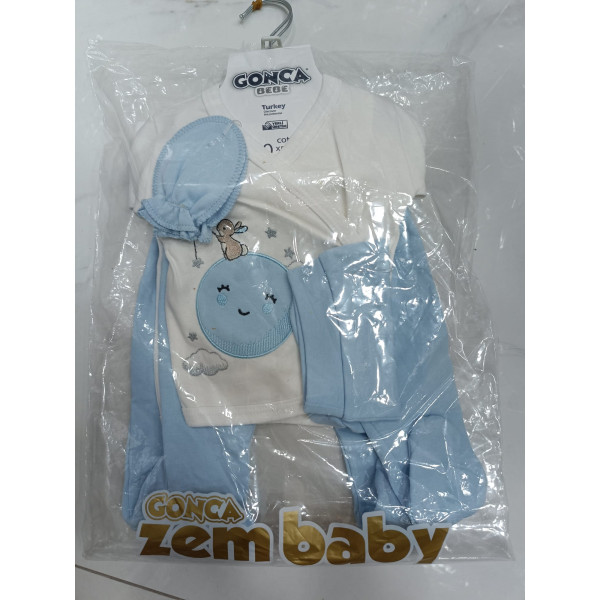 GONCA ZEM TAVŞAN NAKIŞLI 5Lİ ZIBIN TAKIM