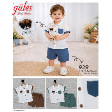 GÜLES 939 YAKALI CEPLI MÜSLIN TK