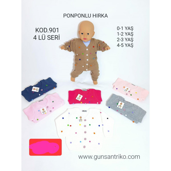 GÜNSAN 901 PONPONLU HIRKA X4