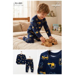 KARAMSA PJ001 KEPÇELI ERKEK PIJAMA