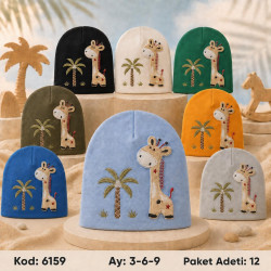 KAYRA 6159 PENYE ZÜRAFA ŞAPKA X12