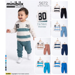 MINIBILX 5672  AYLIK ÜÇIP ÇIZGILI TK