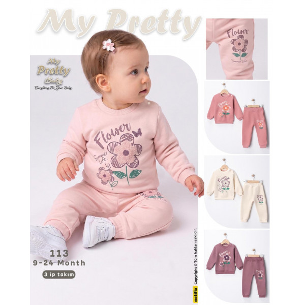 MYPRETY 113 FLOWER SÜZINE 3IP IKILI TK