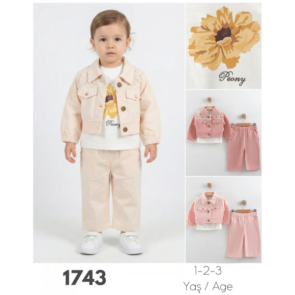 TUFITTO 1743 DANTELLI 3LÜ TAKIMM