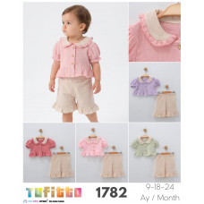TUFITTO 1782 YAKALI MÜSLIN TAKIM