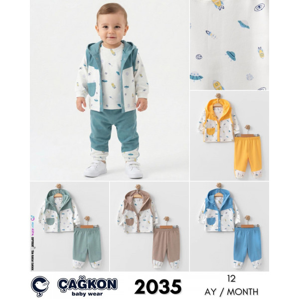 ÇAĞKON 2035 ROKETLI 3LÜ PENYE ERKEK TAKIM